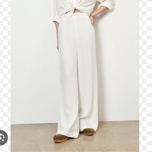 NWT BASH off white elastic waist pant